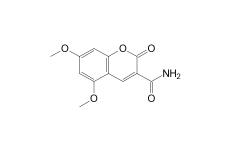 2-keto-5,7-dimethoxy-chromene-3-carboxamide
