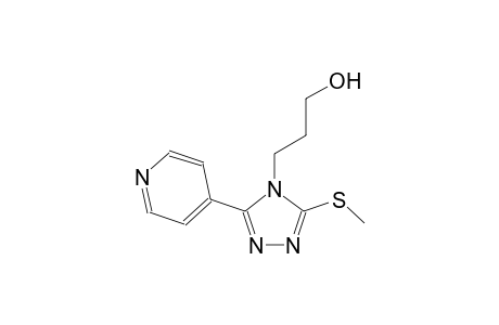 4H-1,2,4-triazole-4-propanol, 3-(methylthio)-5-(4-pyridinyl)-