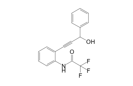 2,2,2-trifluoro-N-(2-(3-hydroxy-3-phenylprop-1-ynyl)phenyl)acetamide