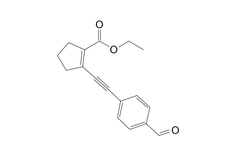 Ethyl 2-(4-formylphenylethynyl)cyclopentenecarboxylate