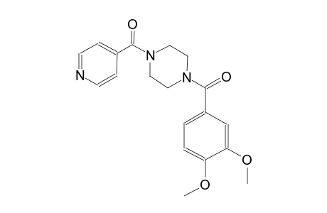 piperazine, 1-(3,4-dimethoxybenzoyl)-4-(4-pyridinylcarbonyl)-