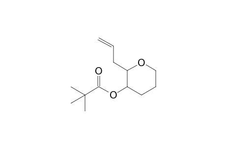 3-(2,2-Dimethylpropanoyloxy)-2-(2-propenyl)tetrahydropyran