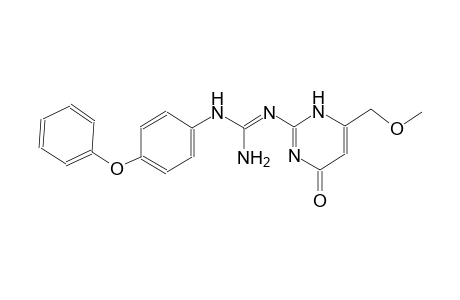 N''-[6-(methoxymethyl)-4-oxo-1,4-dihydro-2-pyrimidinyl]-N-(4-phenoxyphenyl)guanidine