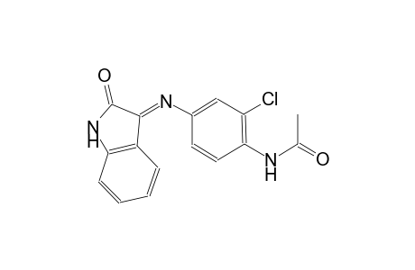 acetamide, N-[2-chloro-4-[[(3E)-1,2-dihydro-2-oxo-3H-indol-3-ylidene]amino]phenyl]-