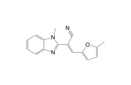 1H-benzimidazole-2-acetonitrile, 1-methyl-alpha-[(5-methyl-2-furanyl)methylene]-