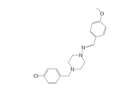 1-piperazinamine, 4-[(4-chlorophenyl)methyl]-N-[(E)-(4-methoxyphenyl)methylidene]-
