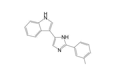 3-[2-(3-methylphenyl)-1H-imidazol-5-yl]-1H-indole