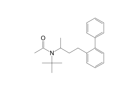 N-(1,1-dimethylethyl)-N-acetyl-.alpha.-methyl-phenylbenzenepropanamine