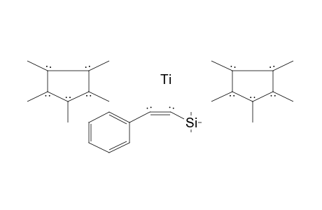 Titanium, bis(.eta.-5-pentamethylcyclopentadienyl)(.eta.-2:1,2-phenyltrimethylsilylacetylene)