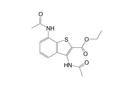 ethyl 3,7-bis(acetylamino)-1-benzothiophene-2-carboxylate