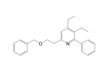 6-(2-Benzyloxyethyl)-3,4-diethyl-2-phenyl-pyridine