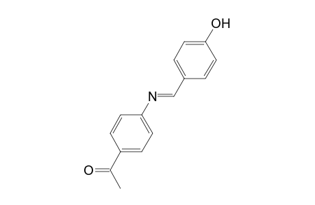 1-(4-([(E)-(4-Hydroxyphenyl)methylidene]amino)phenyl)ethanone