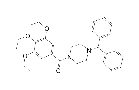 1-benzhydryl-4-(3,4,5-triethoxybenzoyl)piperazine