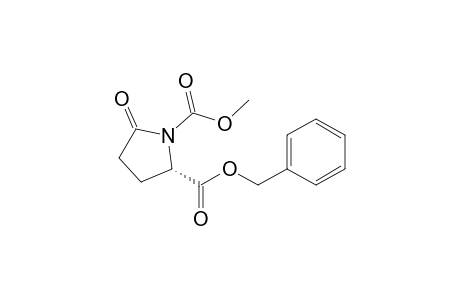 (2S)-5-ketopyrrolidine-1,2-dicarboxylic acid O2-benzyl ester O1-methyl ester