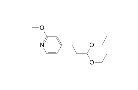 Pyridine, 4-(3,3-diethoxypropyl)-2-methoxy-