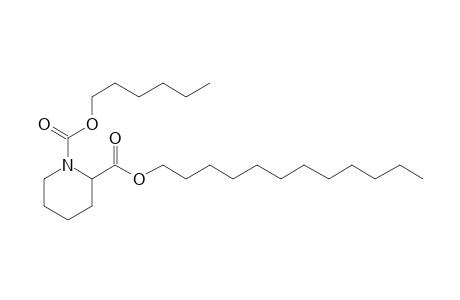 Pipecolic acid, N-hexyloxycarbonyl-, dodecyl ester