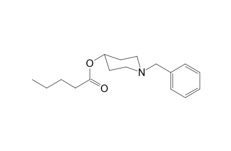 1-Benzylpiperidin-4-yl pentanoate