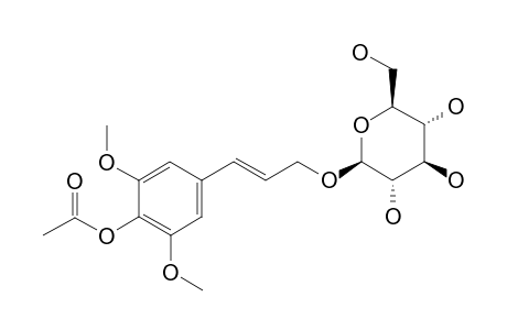 3-(4-ACETOXY-3,5-DIMETHOXY)-PHENYL-(2E)-PROPENYL-BETA-D-GLUCOPYRANOSIDE