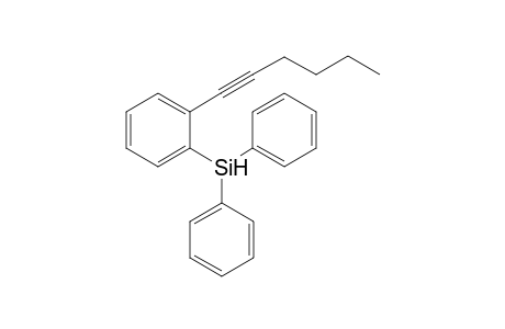[2-(Hex-1-ynyl)phenyl]diphenylsilane