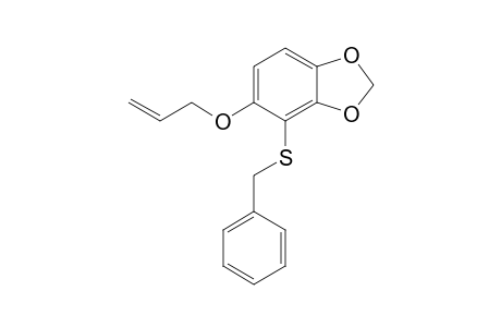 5-Allyloxy-4-(benzylthio)-1,3-benzodioxole