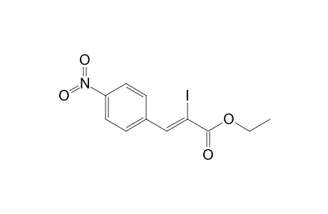 (Z)-2-iodo-3-(4-nitrophenyl)-2-propenoic acid ethyl ester