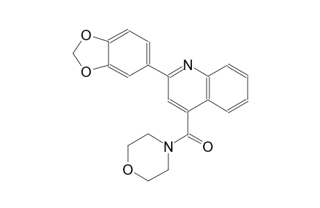 2-(1,3-benzodioxol-5-yl)-4-(4-morpholinylcarbonyl)quinoline