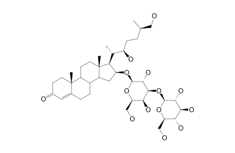 (25S)-16-(S)-[BETA-D-GLUCOPYRANOSYL-(1->3)-BETA-D-GALACTOPYRANOSYLOXY]-22(S),26-DIHYDROXYCHOLEST-4-EN-3-ONE