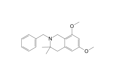 N-Benzyl-3,3-dimethyl 6,8-dimethoxy-1,2,3,4-tetrahydroisoquinoline