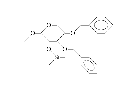 Methyl-3,4-di-O-benzyl-2-O-trimethylsilyl.beta.-D-xylopyranosid