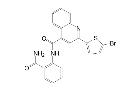 N-[2-(aminocarbonyl)phenyl]-2-(5-bromo-2-thienyl)-4-quinolinecarboxamide