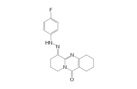 3,4,8,9-Tetrahydro-1H-pyrido[2,1-b]quinazoline-6,11(2H,7H)-dione 6-[(4-fluorophenyl)hydrazone]