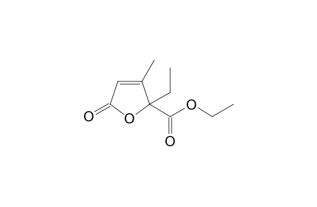 2-ethyl-5-keto-3-methyl-furan-2-carboxylic acid ethyl ester