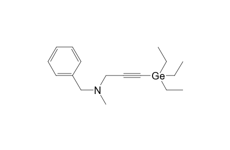 N-Benzyl-N-methyl-3-(triethylgermyl)prop-2-yn-1-amine