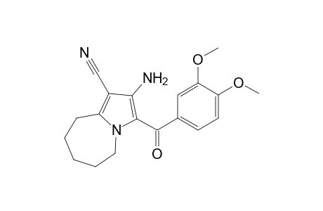 5H-Pyrrolo[1,2-a]azepine-1-carbonitrile, 2-amino-3-(3,4-dimethoxybenzoyl)-6,7,8,9-tetrahydro-