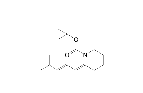 tert-Butyl 2-[(2'E)-4'-methyl-2'-pentenylidene]piperidine-1-carboxylate