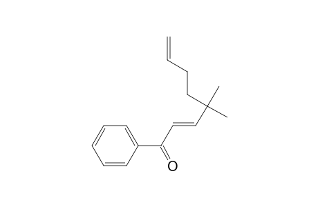2,7-Octadien-1-one, 4,4-dimethyl-1-phenyl-