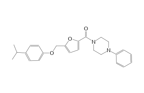 1-{5-[(4-isopropylphenoxy)methyl]-2-furoyl}-4-phenylpiperazine