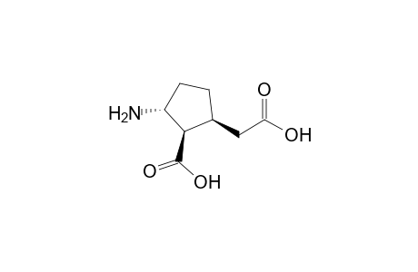 (1R,2R,5S)-2-Amino-5-[(hydroxycarbonyl)methyl]-cyclopentane-1-carboxylic acid