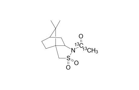 N-[1,2-13C2]acetylbornane-10,2-sultam