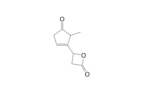 2-Methyl-1-oxocyclopent-3-en-3-propio-3',3-lactone