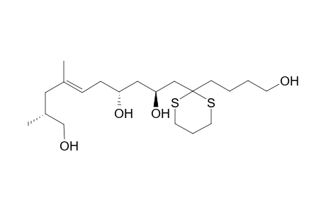 (2R,7R,9S,4E)-10-[2'-4"-Hydroxybutyl)-1',3'-dithian-2'-yl]-2,4-dimethyldec-4-ene-1,7,9-triol