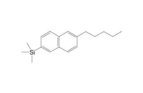 Trimethyl(6-pentylnaphthalen-2-yl)silane