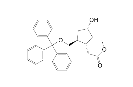 Methyl (1R,2S,4R)-4-hydroxy-2-[(trityloxy)methyl]cyclopentaneacetate