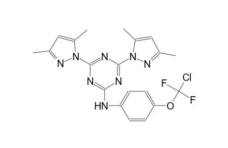 1,3,5-triazin-2-amine, N-[4-(chlorodifluoromethoxy)phenyl]-4,6-bis(3,5-dimethyl-1H-pyrazol-1-yl)-
