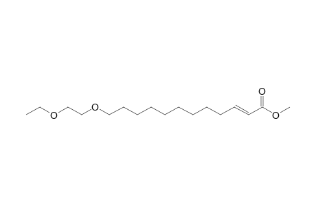 12-Ethoxyethoxydodec-2-enoic acid methyl ester