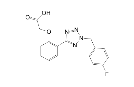 2-(2-{2-[(4-fluorophenyl)methyl]-2H-1,2,3,4-tetrazol-5-yl}phenoxy)acetic acid