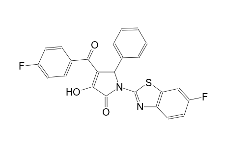 1-(6-fluoro-1,3-benzothiazol-2-yl)-4-(4-fluorobenzoyl)-3-hydroxy-5-phenyl-1,5-dihydro-2H-pyrrol-2-one