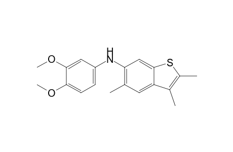 6-(3,4-Dimethoxyphenyl)amino-2,3,5-trimethylbenzo[b]thiophene