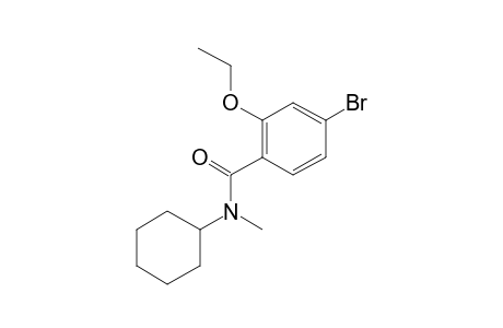 Cyclohexyl 4-bromo-2-ethoxybenzamide, N-methyl-