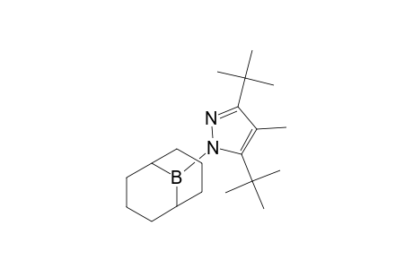 9-{3',5'-di(t-butyl)-4'-methylpyrazolyl}-9-borabicyclo[3.3.1]nonane